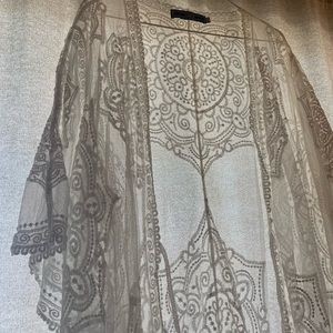White Lace Kimono